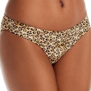 PQ Swim Basic Leopard Print Bikini Bottom Sz M NWT
